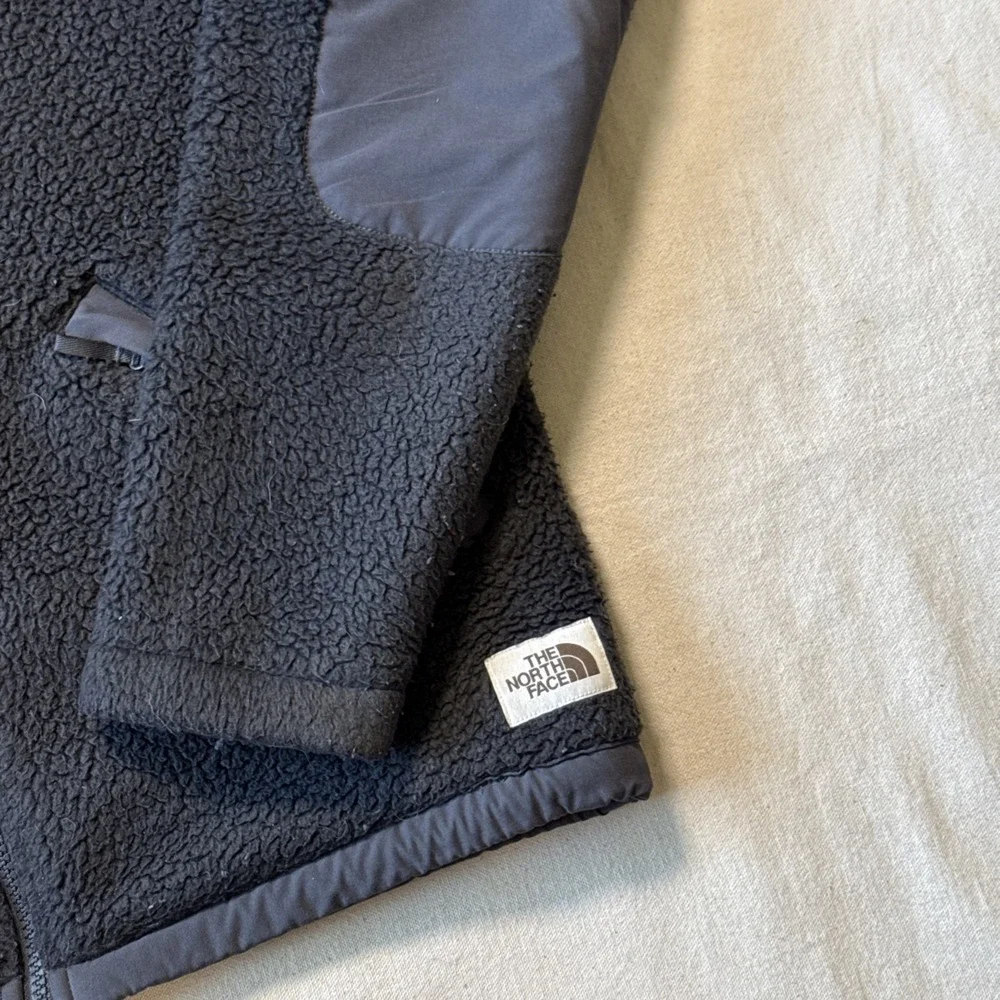Vintage 90s The North Face Gray Zip Up Fleece Jacket Sz Small